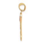 10k Two-tone I Love You Key Charm - Image 2