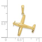 10k 3-D Low-Wing Airplane Pendant - Image 3