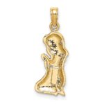 10k Praying Girl Charm - Image 4