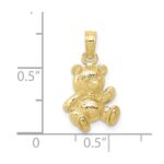 10K Teddy Bear Charm - Image 3