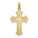 10k Polished Cross Pendant - Image 4