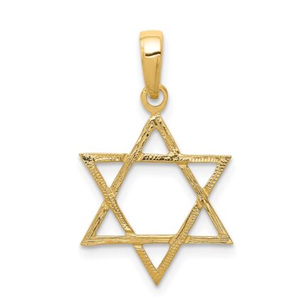 10K Star of David Pendant