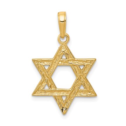 10K Star of David Pendant
