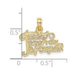 10K TODAY TOMORROW AND FOREVER Charm - Image 3