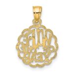 10K WIFE OF THE YEAR Pendant - Image 4