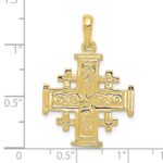 10k Jerusalem Cross Pendant - Image 3