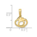 10K Handcuffs Pendant - Image 3
