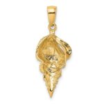 10k Conch Shell Pendant - Image 4