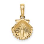10k Scallop Shell Pendant - Image 4