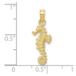 10k Seahorse Pendant - Image 3