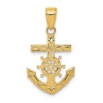 10k Mariner's Cross Pendant