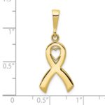 10k Heart In Awareness Pendant - Image 3