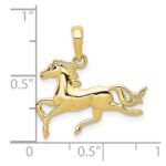 10K Horse Pendant - Image 4
