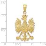 10K Phoenix Mythological Bird Charm - Image 4