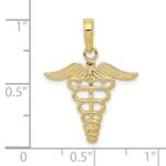 10k Caduceus Pendant - Image 4