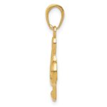 10k Treble Clef Pendant - Image 2