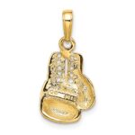 10K Lg Boxing Glove Charm - Image 3
