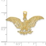 10K Eagle W/ Wings Spread Charm - Image 3
