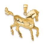 10K 2-D Horse Charm - Image 4