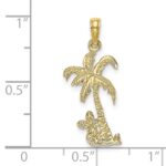 10K Palm Tree w/ Cactus Charm - Image 3