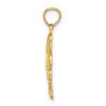 10K 3-Leaf Clover Charm - Image 2