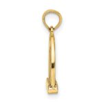 10K 3-D Polish Small Horse Stirrup Charm - Image 2