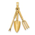 10K 3-D Moveable Garden Hand Tool Collection Charm - Image 4