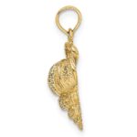 10K 2-D Precious Wentletrap Shell Charm - Image 2