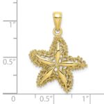 10k Starfish Filigree Charm - Image 3