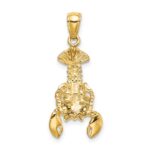 10K Moveable Lobster Charm - Image 4