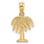 10K Charleston Palm Tree Charm - Image 4