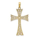 10K Polished Celtic Knot Cross Charm - Image 4