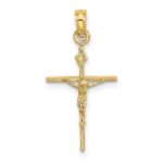 10K INRI Crucifix Charm
