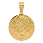 10K Polished Saint Christopher Coin Charm - Image 4