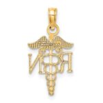10K RN Caduceus Pendant - Image 3
