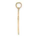 10k Polished Cross Pendant - Image 2