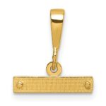 10ky Casted Large Diamond Cut Top Charm - Image 3