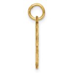 10ky Casted Medium Diamond-cut Number 5 Charm - Image 2