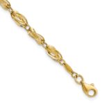 10k Gold Polished Fancy Bracelet