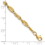 10k Gold Polished Fancy Bracelet - Image 3