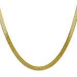 10k 5mm Silky Herringbone Chain - Image 2