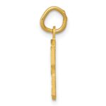 10ky Casted Small Diamond-cut Number 8 Charm - Image 2