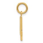 10k Small Polished Number 4 Charm - Image 2