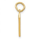 10k Small Polished Number 7 Charm - Image 2