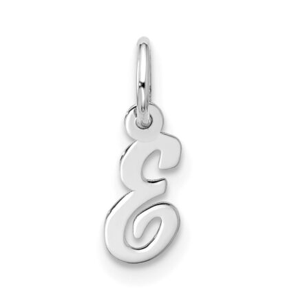 10kw Small Script Initial E Charm