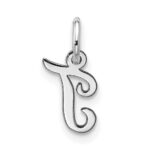 10kw Small Script Initial T Charm - Image 3