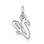 10kw Small Script Initial V Charm - Image 3