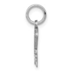 10k White Gold Butterfly Charm - Image 2