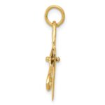 10k Moveable Scissors Charm - Image 2