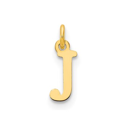 10ky Cutout Letter J Initial Charm